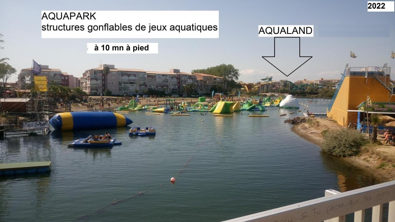 Les Locations de Lara V - T2 spacieux calme - Près plage, Ile des Loisirs, port - Parking Agde Extérieur photo